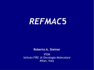 REFMAC 5