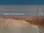 Native Americans - slide 1