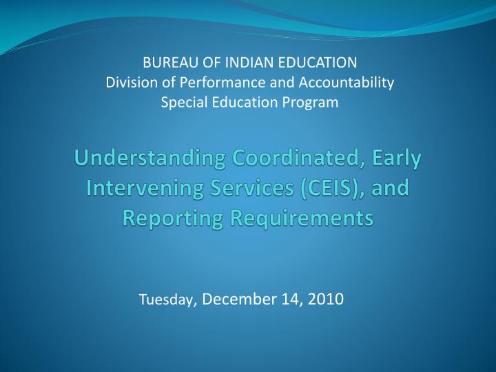 understanding coordinated early intervening services ceis and reporting requirements