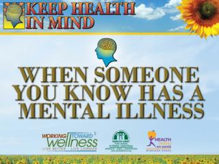 Did you know that 1 in 5 Canadians will have a mental illness at some time in their life?