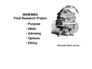 MAM/MBA Final Research Project