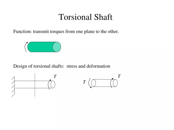 torsional shaft