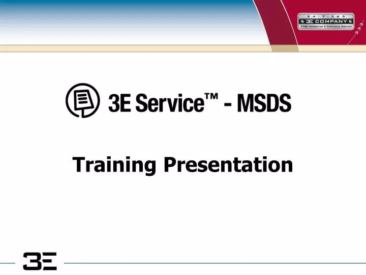 training presentation