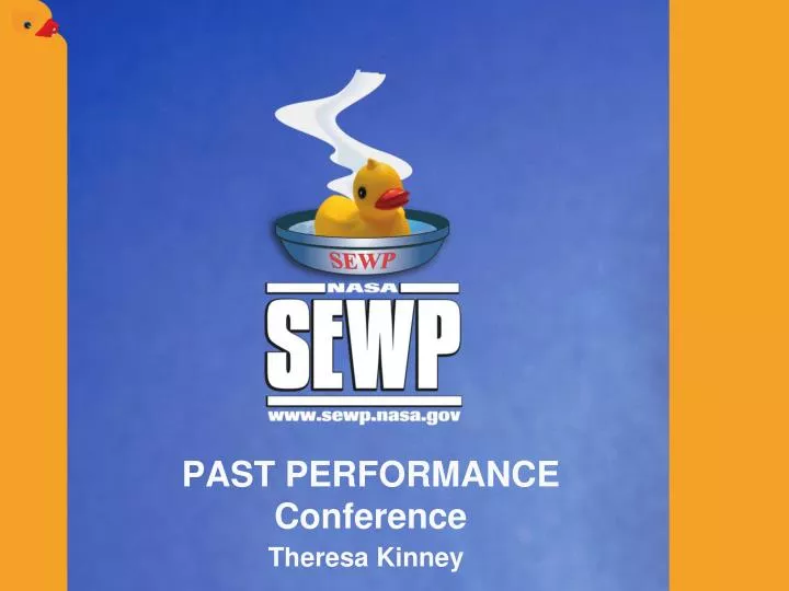 past performance conference