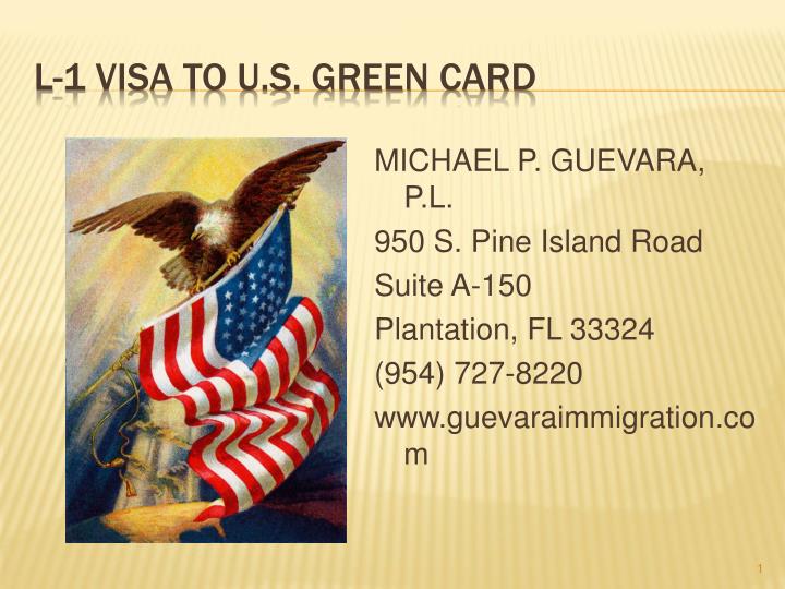 l 1 visa to u s green card