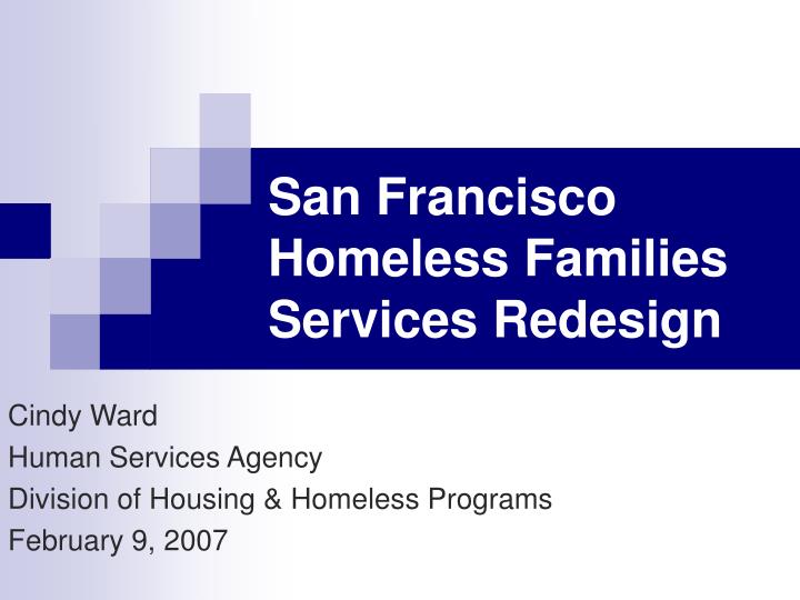 san francisco homeless families services redesign