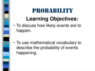 probability