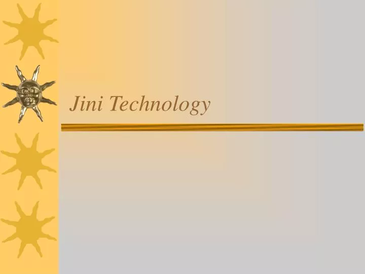 jini technology