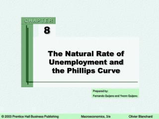 The Natural Rate of Unemployment and the Phillips Curve