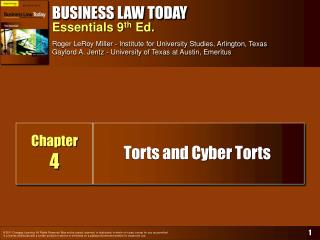 Torts and Cyber Torts