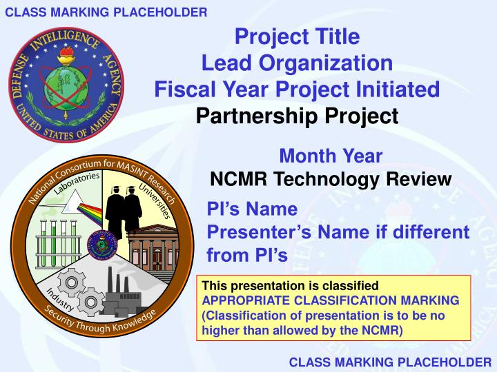project title lead organization fiscal year project initiated partnership project