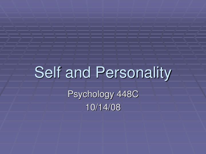 self and personality