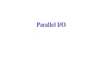 Parallel I/O in High-Performance Computing - slide 1