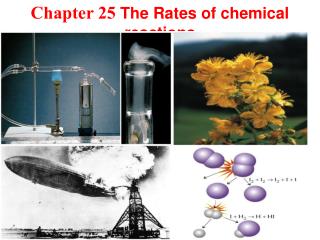 Chapter 25 The Rates of chemical reactions