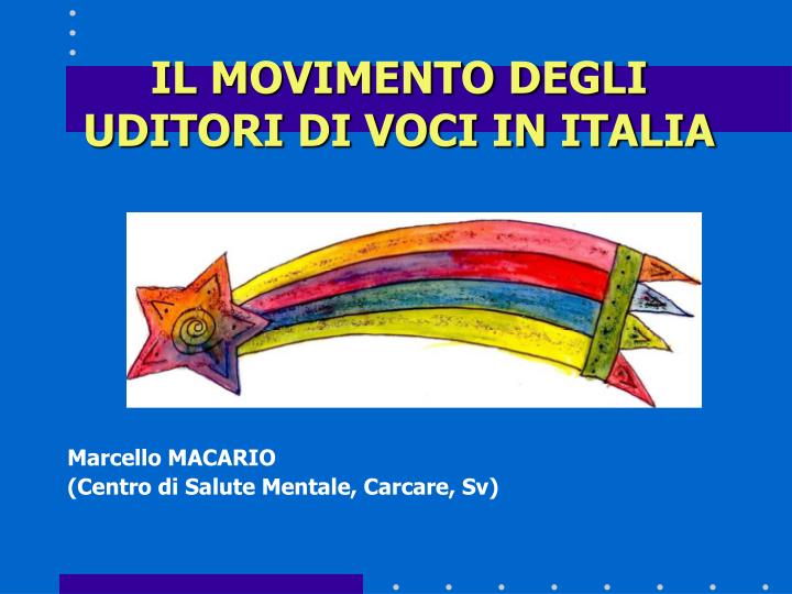 il movimento degli uditori di voci in italia