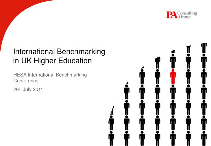 international benchmarking in uk higher education