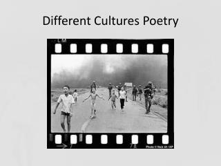 Different Cultures Poetry