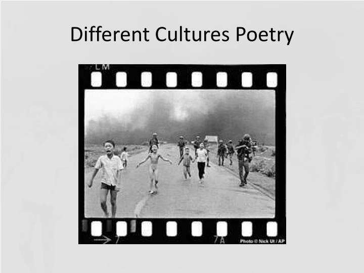 different cultures poetry