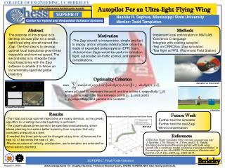 Autopilot For an Ultra-light Flying Wing