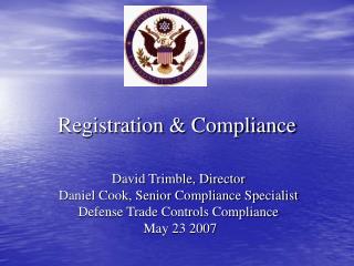 Registration &amp; Compliance
