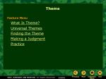 Theme - slide 1