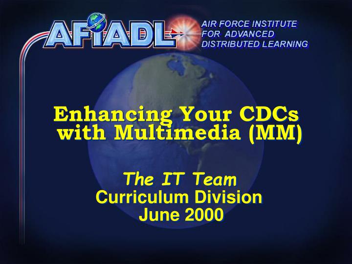 enhancing your cdcs with multimedia mm