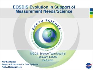 EOSDIS Evolution in Support of Measurement Needs/Science