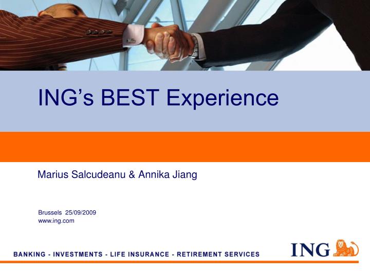 ing s best experience