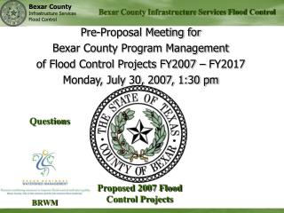 Bexar County Infrastructure Services Flood Control