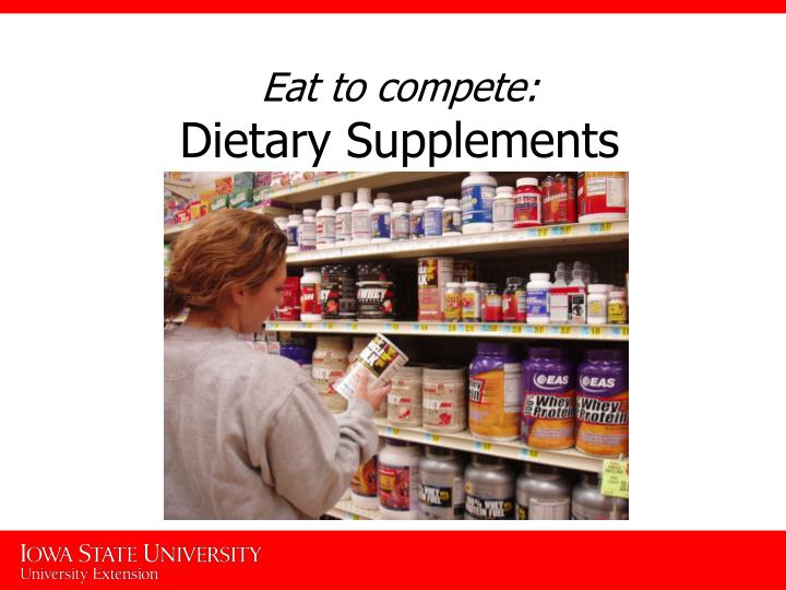 eat to compete dietary supplements