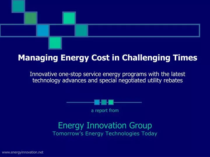 a report from energy innovation group tomorrow s energy technologies today