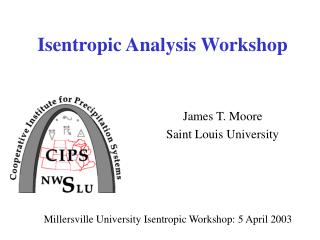 Isentropic Analysis Workshop