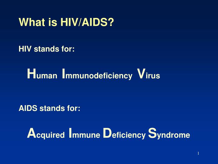 what is hiv aids