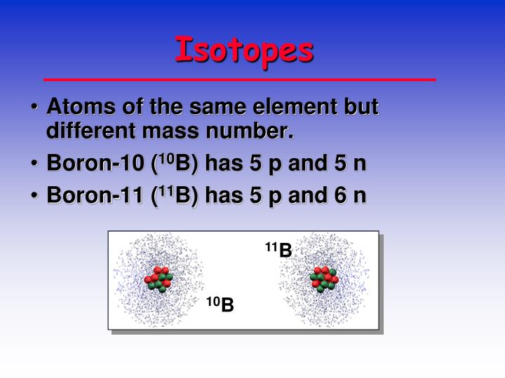 isotopes