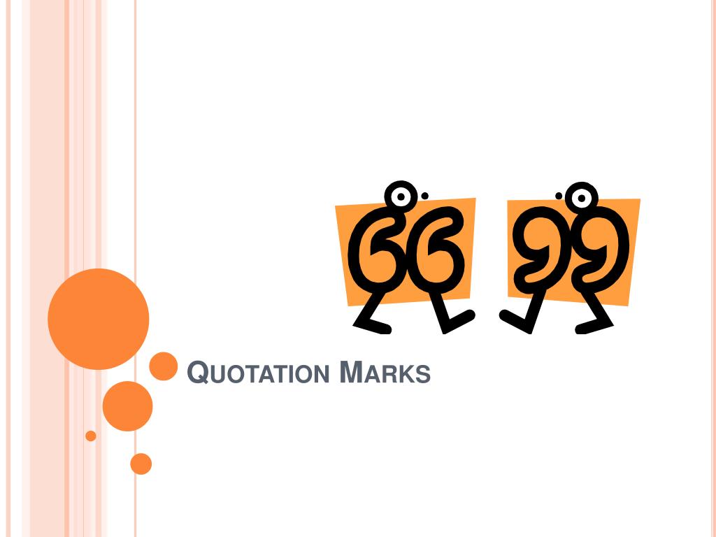 PPT - Quotation Marks PowerPoint Presentation, free download - ID:1297201