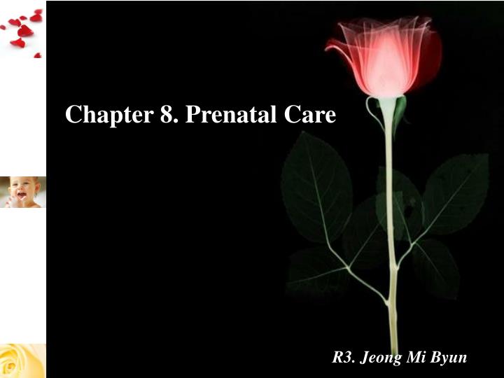 chapter 8 prenatal care