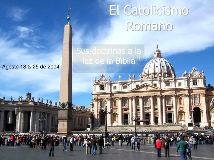 el catolicismo romano