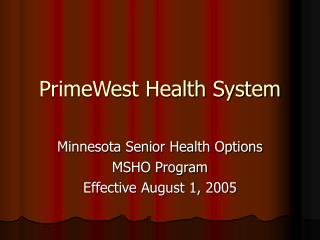 PrimeWest Health System