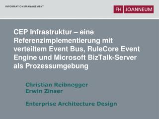 christian reibnegger erwin zinser enterprise architecture design