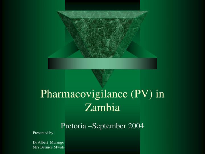 pharmacovigilance pv in zambia