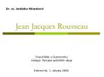 Jean Jacques Rousseau - slide 1