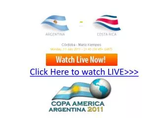 argentina vs costa rica live stream online hd!! copa america