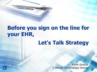 Before you sign on the line for your EHR,