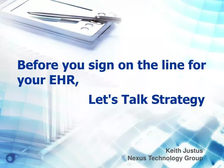 before you sign on the line for your ehr