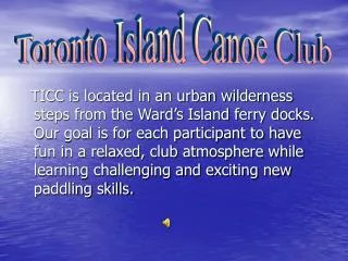 Toronto Island Canoe Club