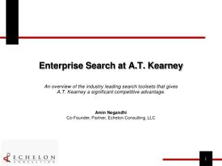 Enterprise Search at A.T. Kearney