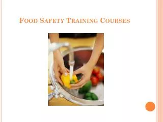 food safety training