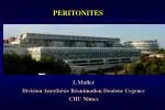 PERITONITES - slide 1