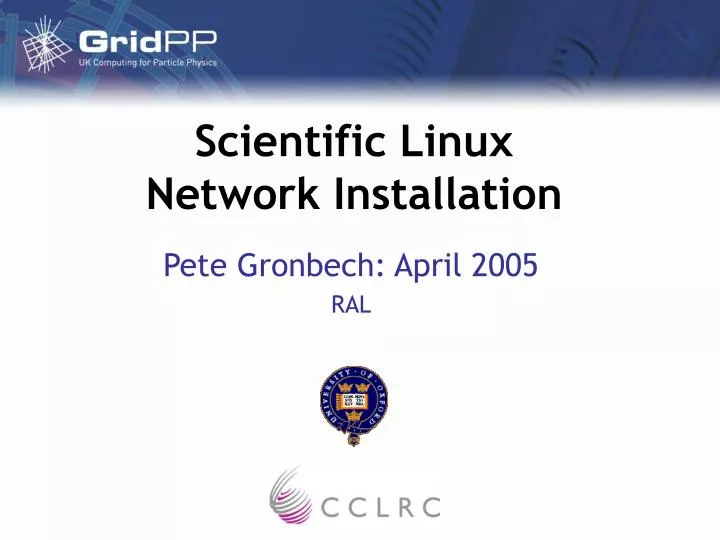 scientific linux network installation