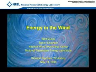 Energy in the Wind